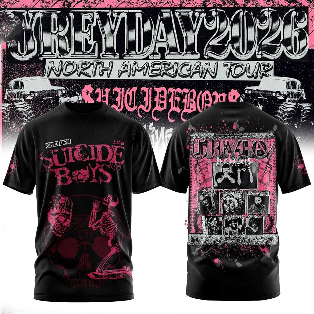 Suicideboys Grey Day Tour 2026 G59 Records Shirt Hoodie Suicideboys Grey Day Tour 2026 G59 Records Shirt Hoodie