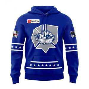 Syracuse Crunch 2026 First Responders Night Tee Hoodie All Blue