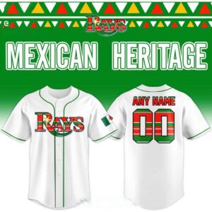 Tampa Bay Rays 2026 Meican Heritage Night Custom Baseball Jersey