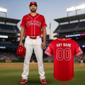 Texas Rangers 2026 City Connect Stadium Custom Name Jersey