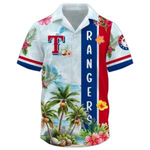 Texas Rangers New Collection Summer Aloha 2026 Hawaiian Shirt Beach Shorts