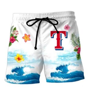 Texas Rangers New Collection Summer Aloha 2026 Hawaiian Shirt Beach Shorts
