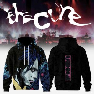 The Cure 2026 Post-Punk Statement Graphic Hoodie