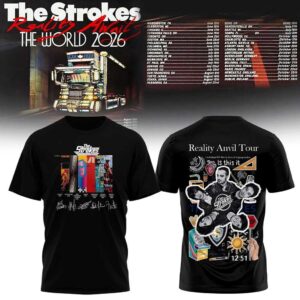 The Strokes Reality Awaits The World Tour 2026 For Fan Hoodie