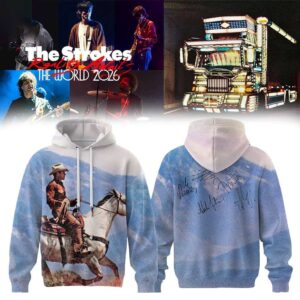 The Strokes Reality Awaits Tour 2026 Signature Tee Hoodie