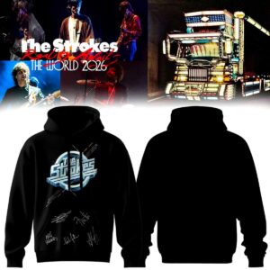 The Strokes Reality Awaits World Tour 2026 For Fan Hoodie