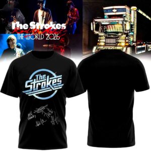 The Strokes Reality Awaits World Tour 2026 For Fan Hoodie