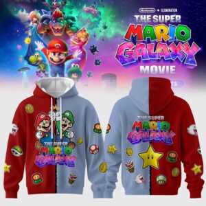 The Super Mario Galaxy Movie 2026 Mario Luigi Hoodie