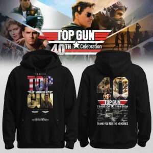 Top Gun 40th Anniversary 1986 2026 Tee Hoodie