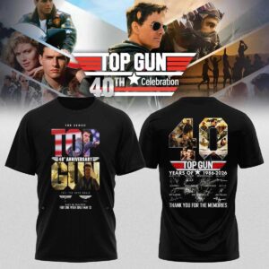Top Gun 40th Anniversary 1986 2026 Tee Hoodie