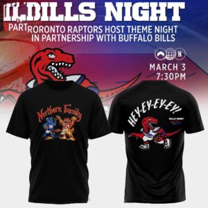 Toronto Raptors Bills Night Northern Family 2026 Tee Hoodie