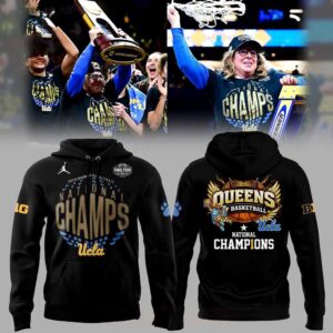 UCLA Bruins WBB National Champions 2026 Celebrate Tee Hoodie