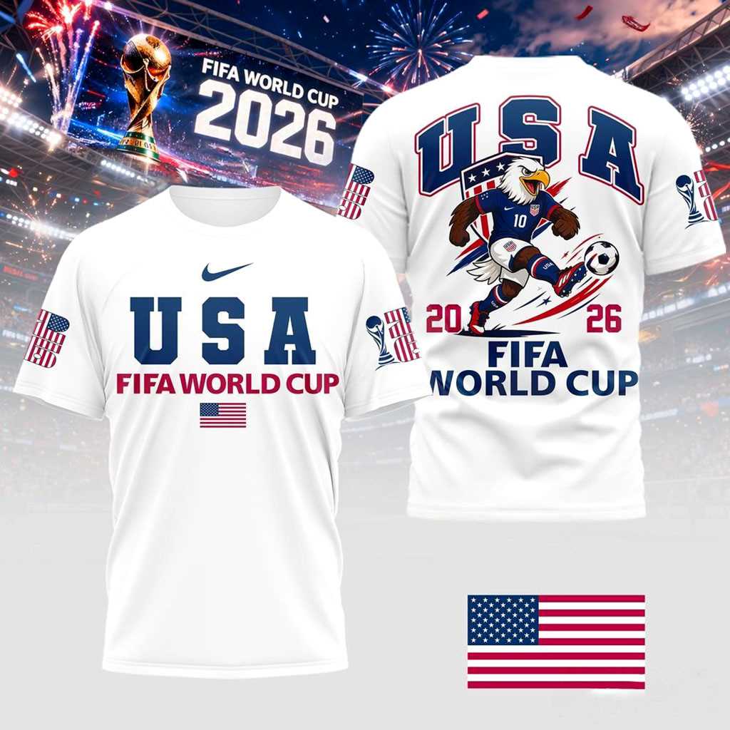 USA Fifa World Cup 2026 For Fans T-Shirt USA Fifa World Cup 2026 For Fans T-Shirt