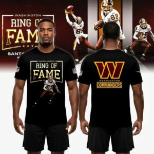 Washington Commanders Santana Moss Ring Of Fame Hoodie