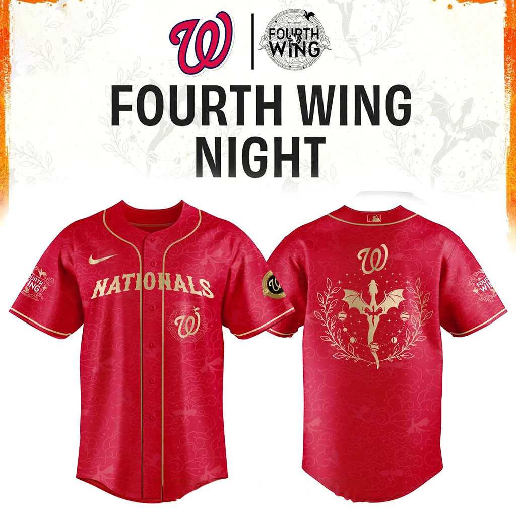 Washington Nationals Fourth Wings Night 2026 Dragon Baseball Jersey Washington Nationals Fourth Wings Night 2026 Dragon Baseball Jersey