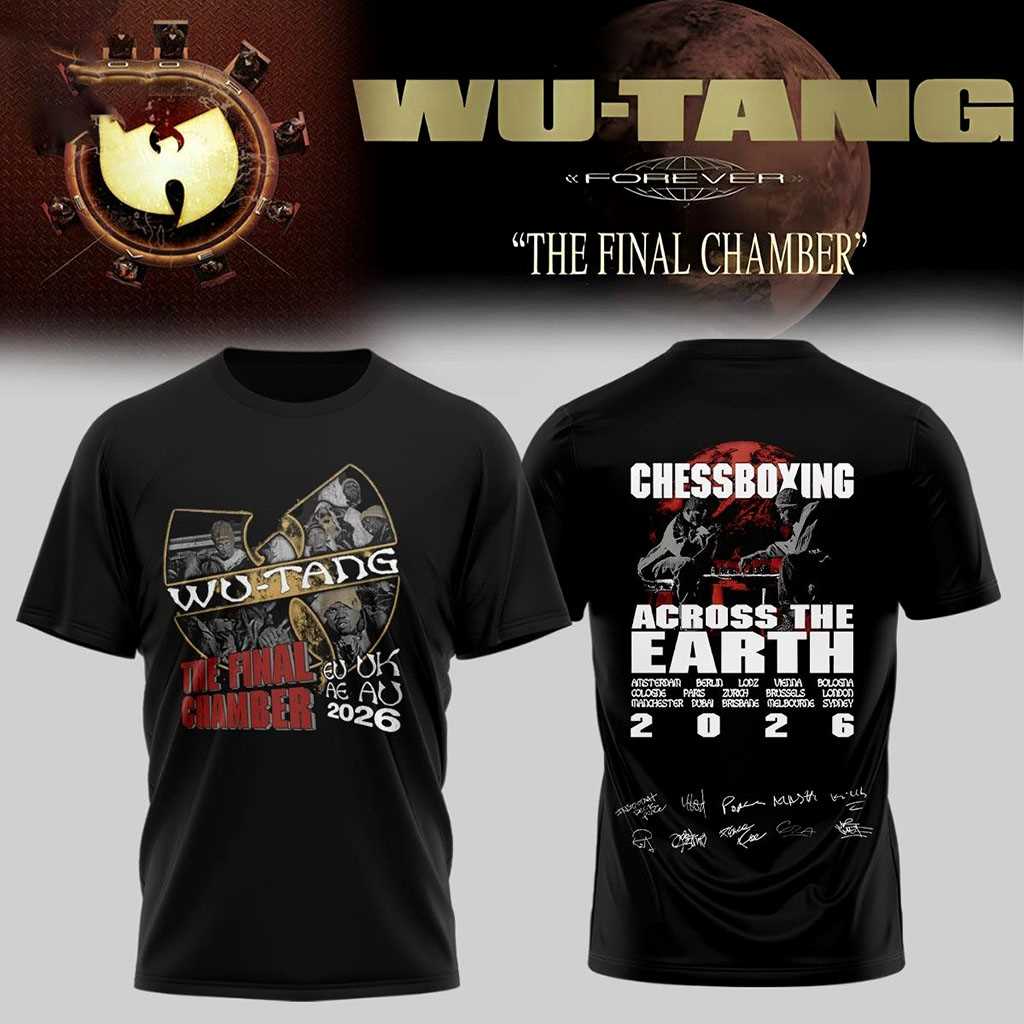 Wu-Tang Clan 2026 The Final Chamber Tour Tee Hoodie Wu-Tang Clan 2026 The Final Chamber Tour Tee Hoodie