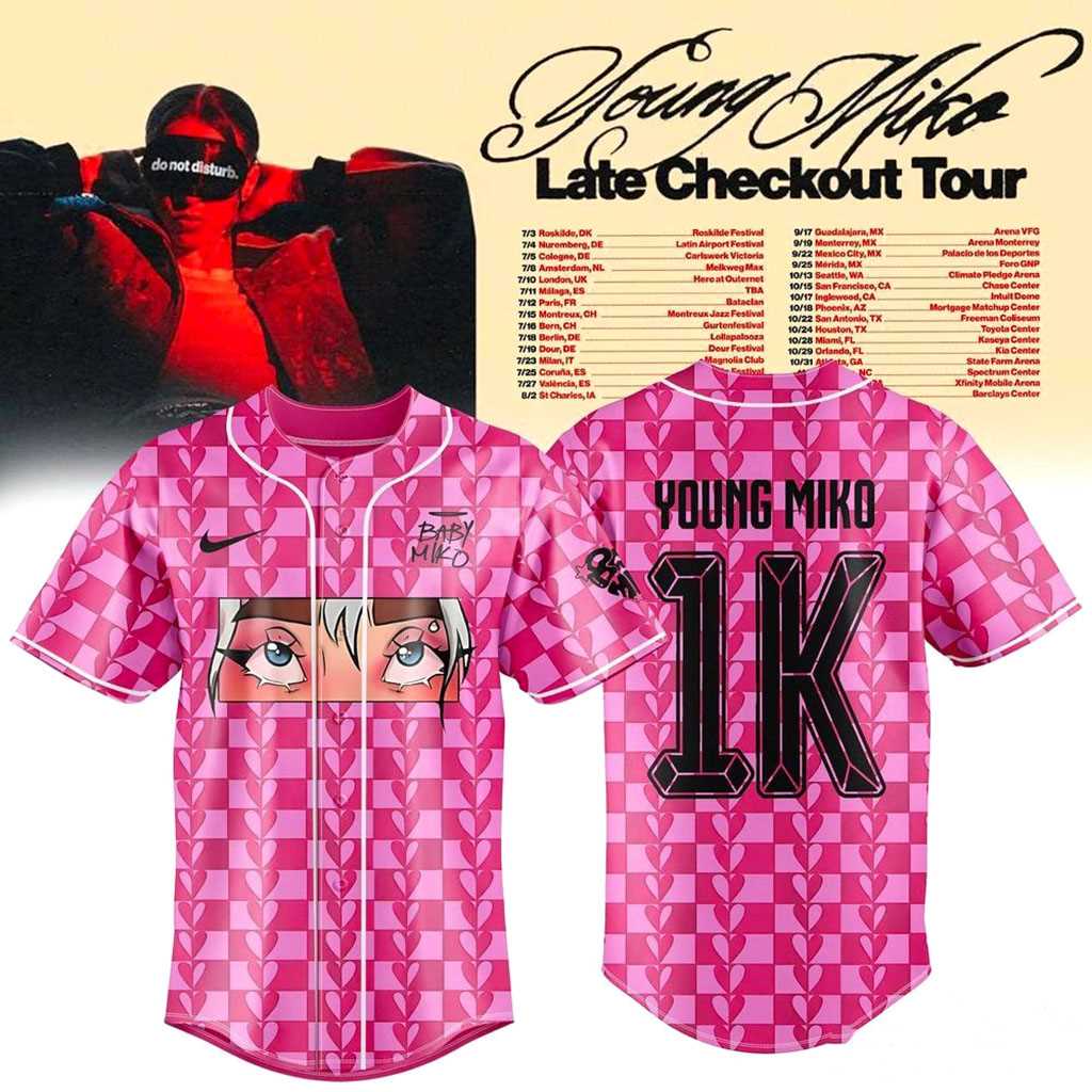 Young Miko 2026 Late Checkout Tour Jersey Young Miko 2026 Late Checkout Tour Jersey