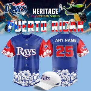 2025 Tampa Bay Rays Puerto Rican Heritage Night Jersey