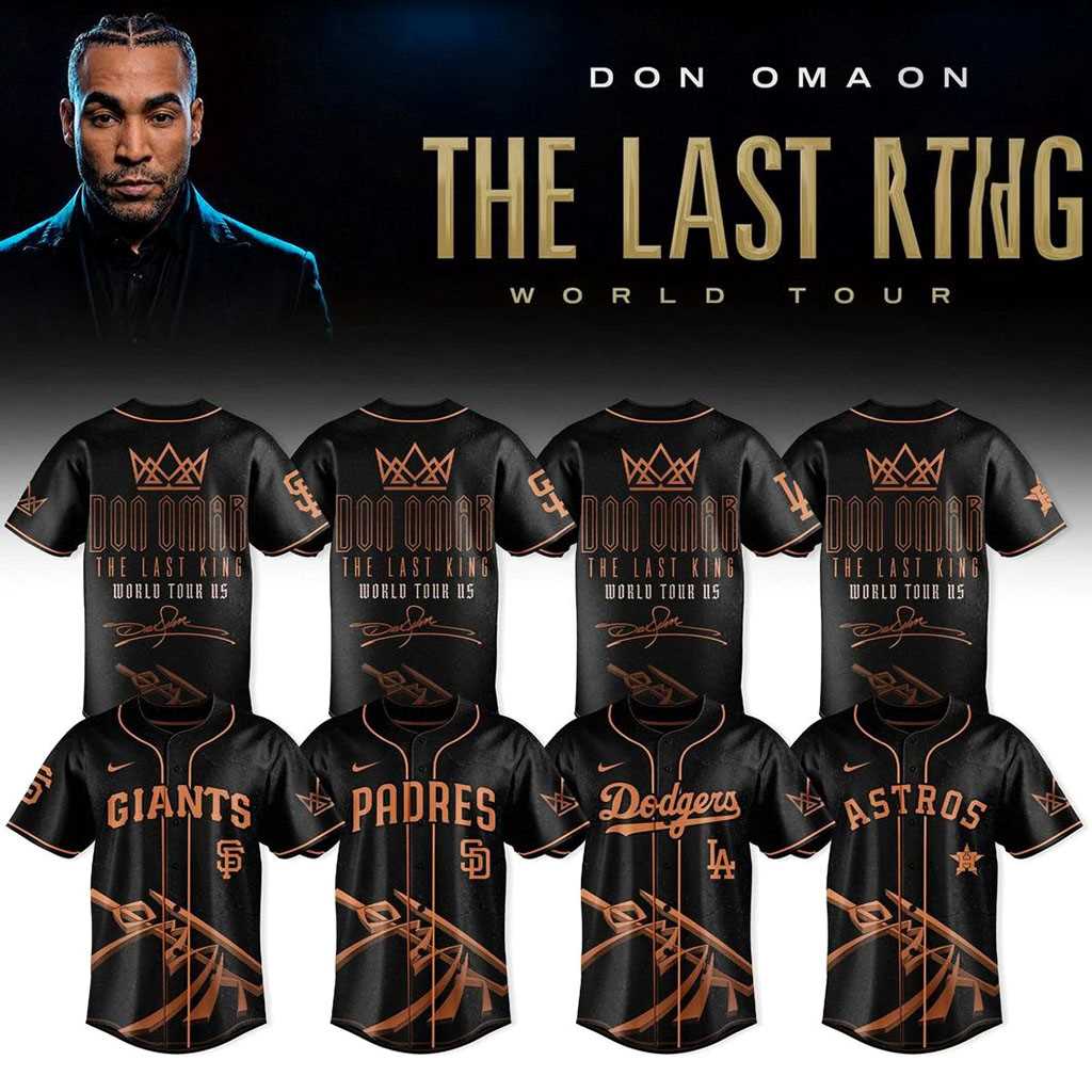 ALL MLB TEAM DON OMAR The Last King Tour Jersey ALL MLB TEAM DON OMAR The Last King Tour Jersey