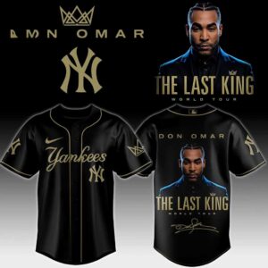 ALL MLB TEAM Don Omar The Last King World Tour 2026 Baseball Jersey