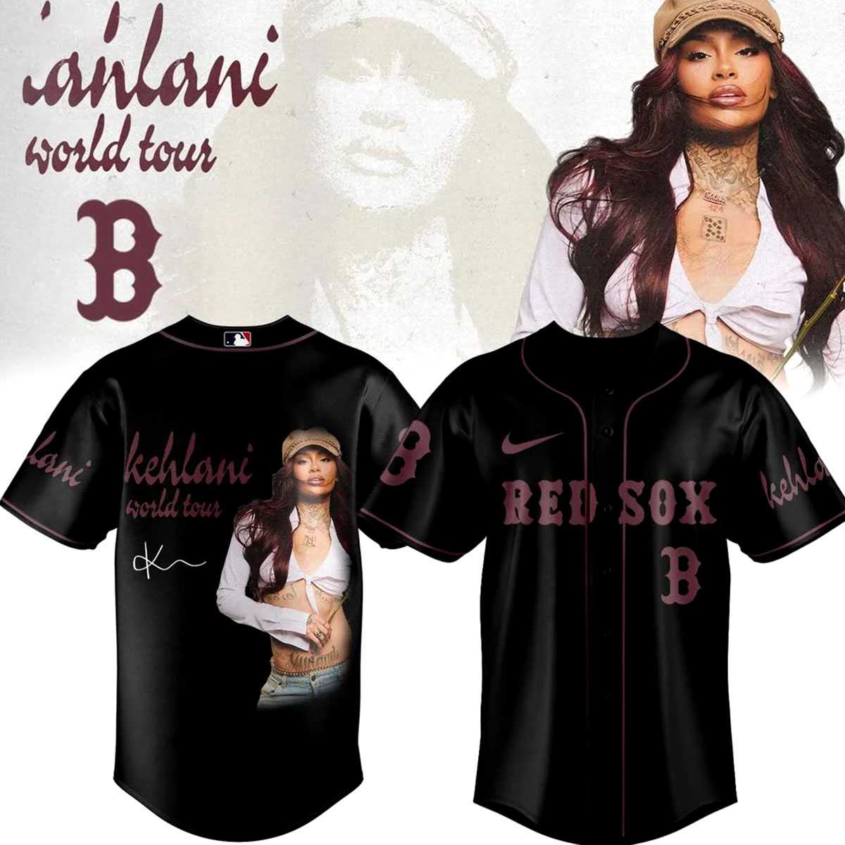 ALL MLB TEAM Kehlani World Tour 2026 Baseball Jersey ALL MLB TEAM Kehlani World Tour 2026 Baseball Jersey