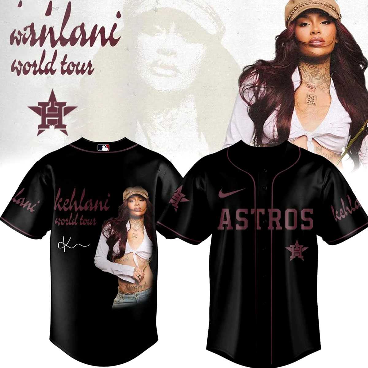 ALL MLB TEAM Kehlani World Tour 2026 Baseball Jersey ALL MLB TEAM Kehlani World Tour 2026 Baseball Jersey