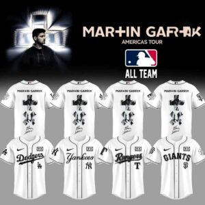 Martin Garrix AMERICAS TOUR ALL MLB TEAM Baseball Jersey