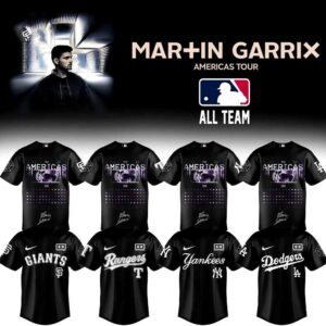 Martin Garrix AMERICAS TOUR For Fan ALL MLB TEAM Baseball Jersey