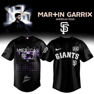 Martin Garrix AMERICAS TOUR For Fan ALL MLB TEAM Baseball Jersey
