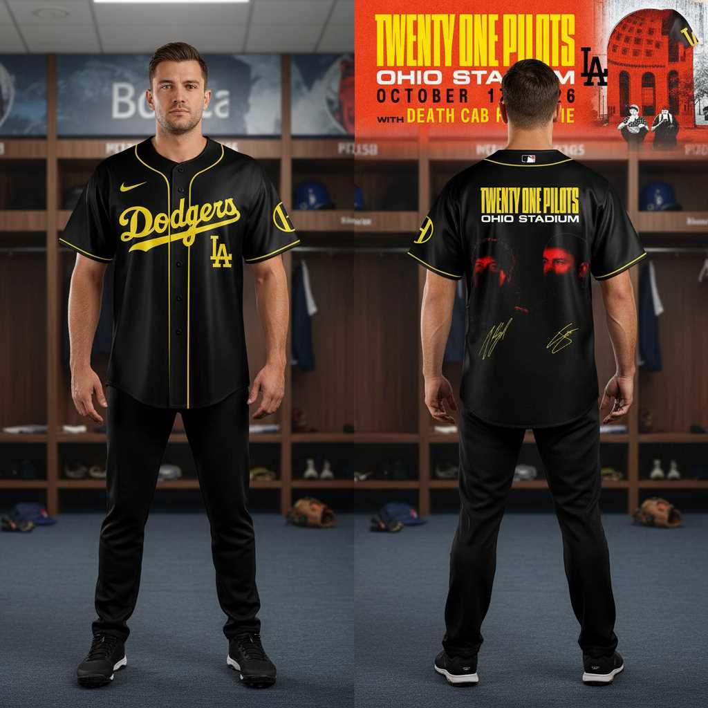 ALL MLB TEAM Twenty One Pilots Ohio Stadium 2026 FOR FAN Baseball Jersey ALL MLB TEAM Twenty One Pilots Ohio Stadium 2026 FOR FAN Baseball Jersey