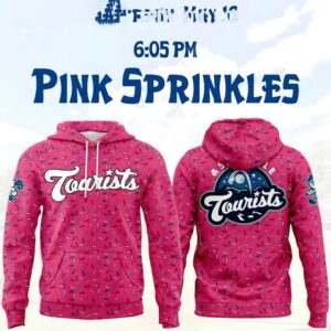 Asheville Tourists 2026 Pink Sprinkles Tee Hoodie