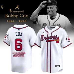 Atlanta Braves Bobby Cox 2026 Forever In Our Memories Baseball Jersey