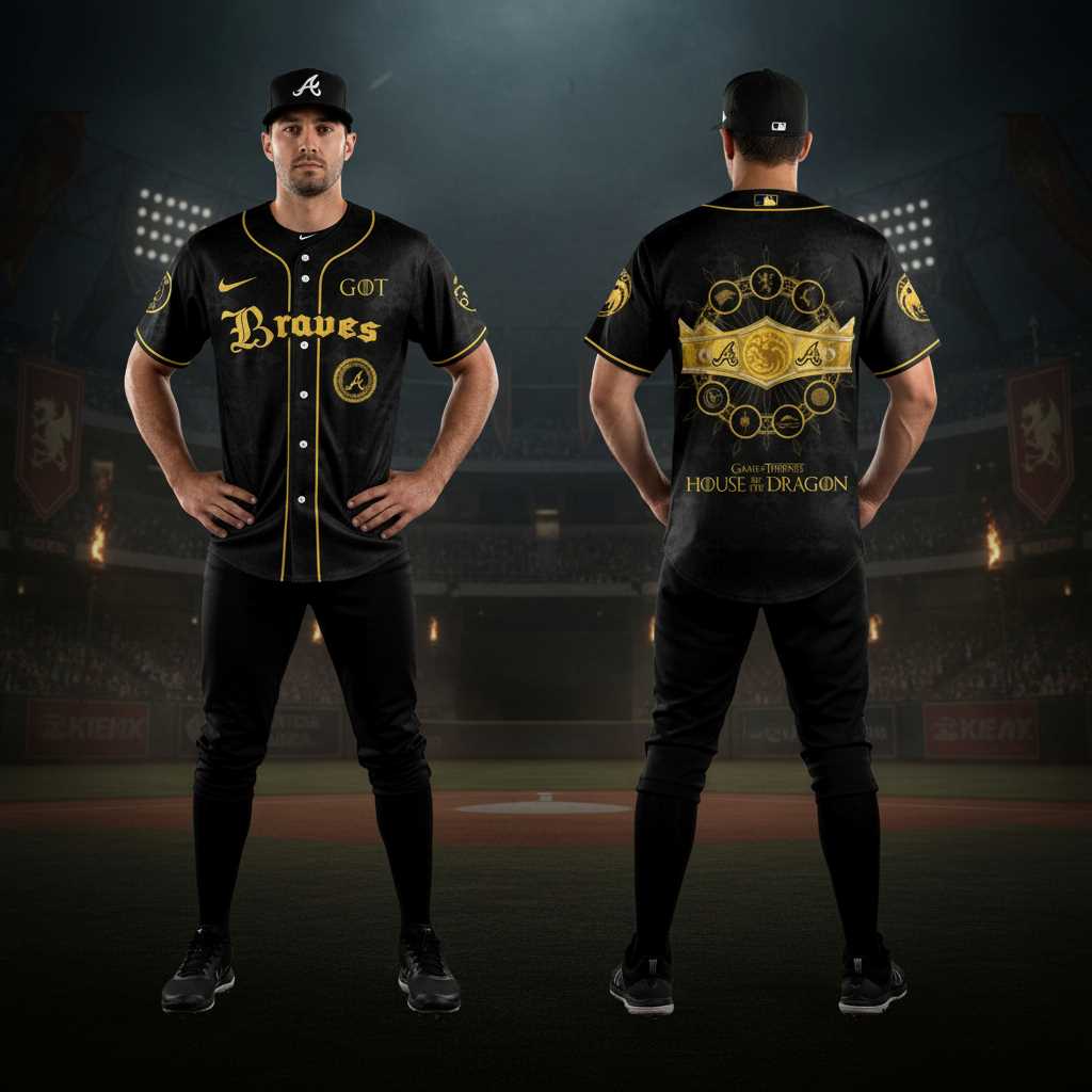 Atlanta Braves Game of Thrones House of the Dragon 2026 Jersey Atlanta Braves Game of Thrones House of the Dragon 2026 Jersey