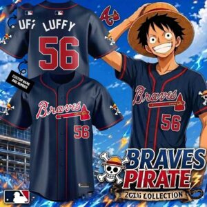 Atlanta Braves One Piece 2026 Pirates Night Baseball Jersey