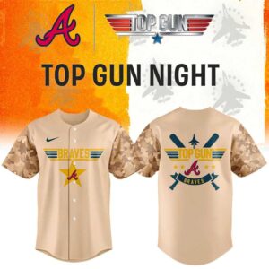 Atlanta Braves Top Gun Night 2026 Baseball Jersey