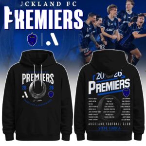 Auckland FC Premier League 2026 Champions Tee Hoodie