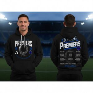 Auckland FC Premier League 2026 Champions Tee Hoodie