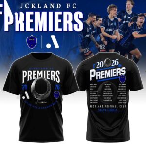 Auckland FC Premier League 2026 Champions Tee Hoodie