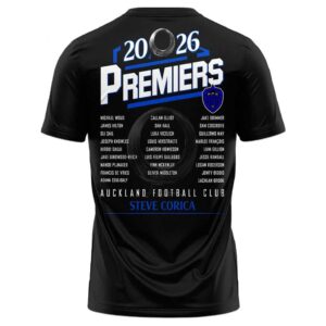 Auckland FC Premier League 2026 Champions Tee Hoodie