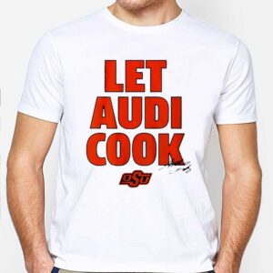 Audi Crooks Oklahoma State Basketball Let Audi Cook OSU signature Shirt