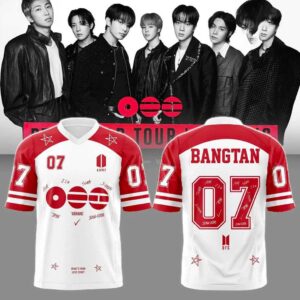BTS Arirang Wolrd Tour 2026 Football Jersey