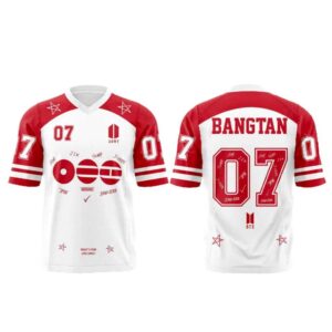BTS Arirang Wolrd Tour 2026 Football Jersey