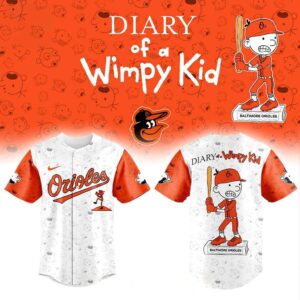 Baltimore Orioles Diary Of A Wimpy Kid Baseball Night 2026 Jersey