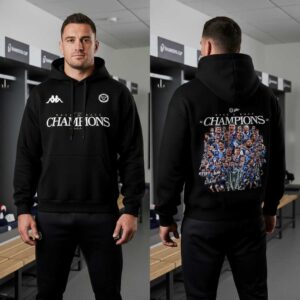 Bordeaux Begles 2026 Investec Champions Cup Back to back Locker Room Tee Hoodie