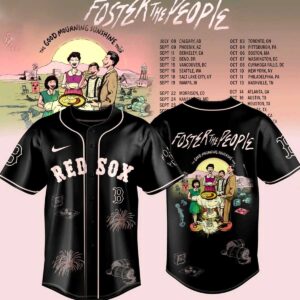 Boston Red Sox Foster The People THE GOOD MOURNING SUNSHINE TOUR Jersey