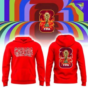 Canada FIFA World Cup 2026 Red Hoodie