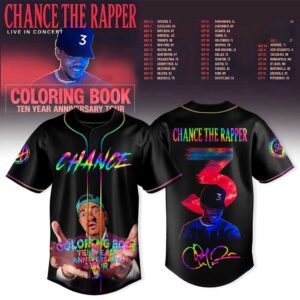 Chance The Rapper COLORING BOOK Tour Jersey