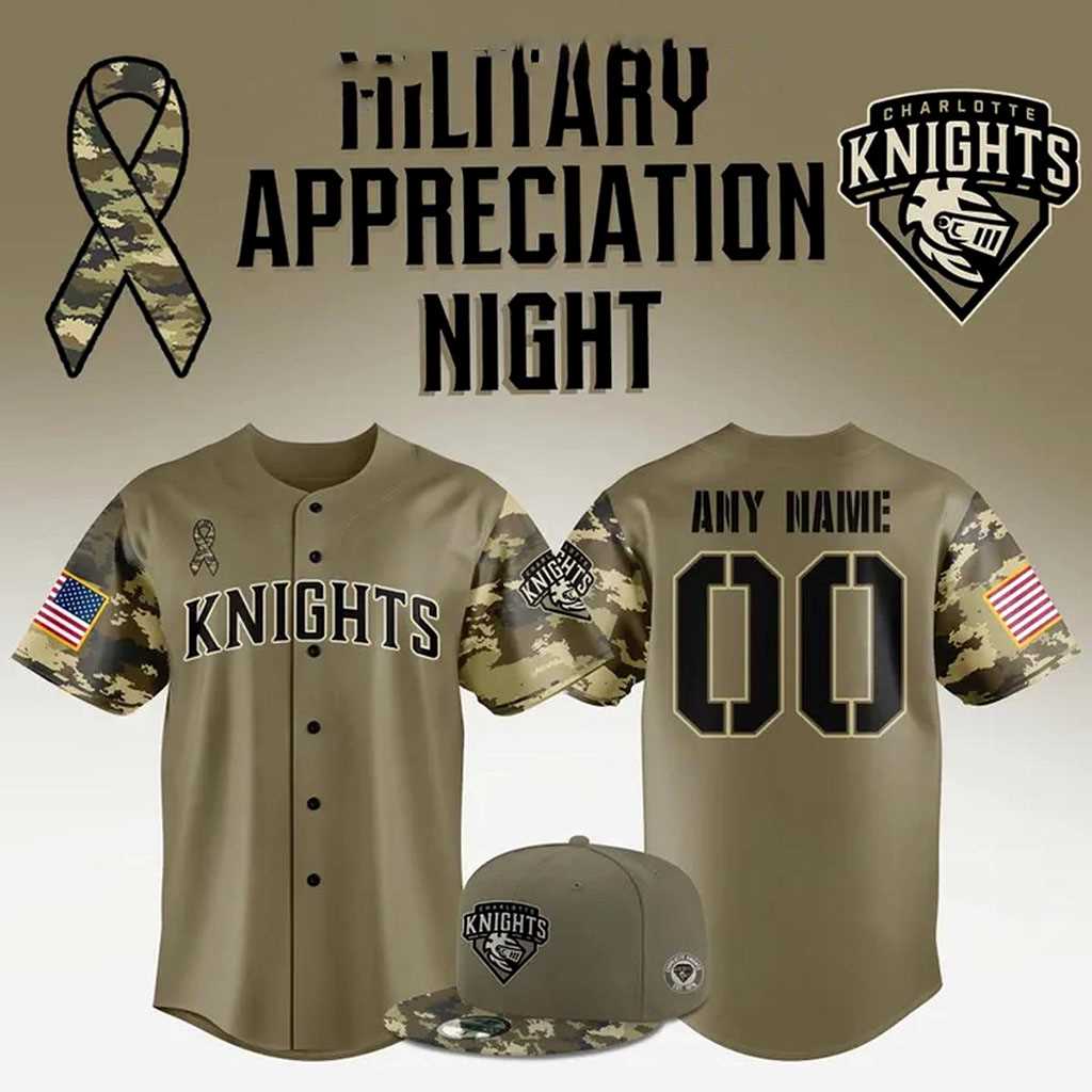 Charlotte Knights Military Appreciation Night 2026 Jersey Charlotte Knights Military Appreciation Night 2026 Jersey