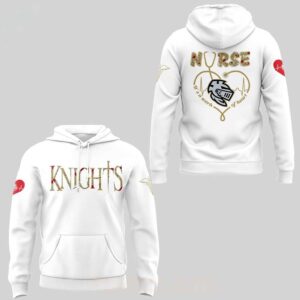 Charlotte Knights Nurse Appreciation 2026 Night Work Of Heart White Tee Hoodie