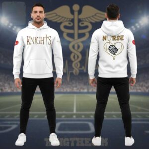 Charlotte Knights Nurse Appreciation 2026 Night Work Of Heart White Tee Hoodie